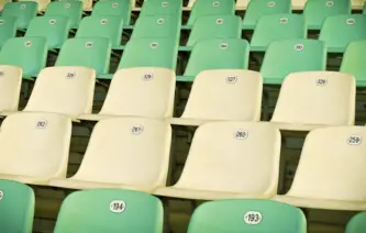 Empty Numbered Seats