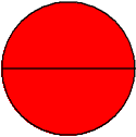 circle two halves red circle two halves red