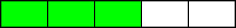 rectangle three fifths green