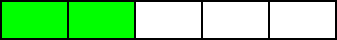 rectangle two fifths green