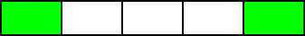 rectangle two fifths green
