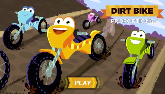 Dirt Bike Proportions Game