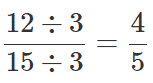 Reduce the Fraction