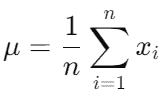 Mean Formula
