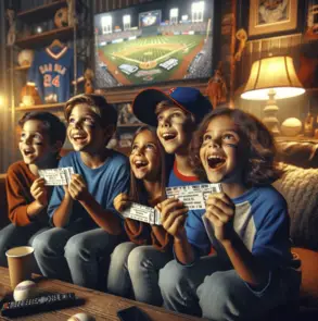 Kids Watching the World Series.
