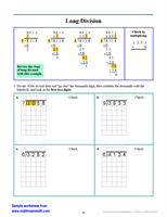 Long Division Worksheet