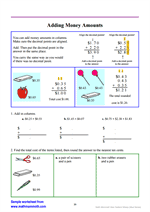 New Zealand Money Worksheets