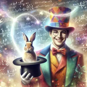 Magic Rabbit with Math Equations