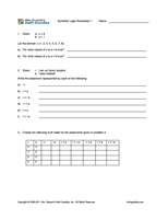 Logic Review Worksheet 3