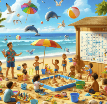 Beach Full Of Decimals