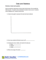 Grade 6 Data Worksheet