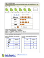 Grade 1 Data and Graphing Worksheet