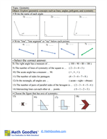 Grade 3 Angles Worksheet