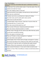 4th Grade Word Problems Worksheet