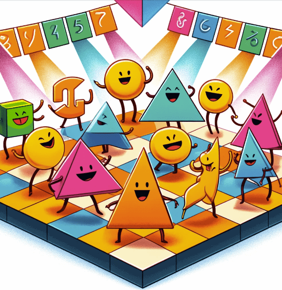 Happy Shapes Dancing
