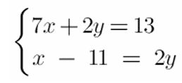 System of Equations Problem