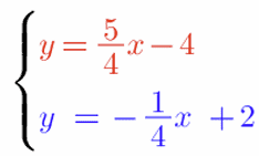 Example problem system of equations