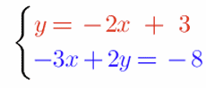 y system equations.